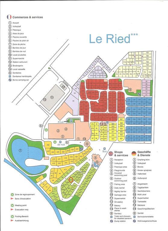 Camping Du Ried Boofzheim Exteriör bild